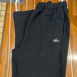 ALO Accolade Straight Leg Sweatpant Black Small